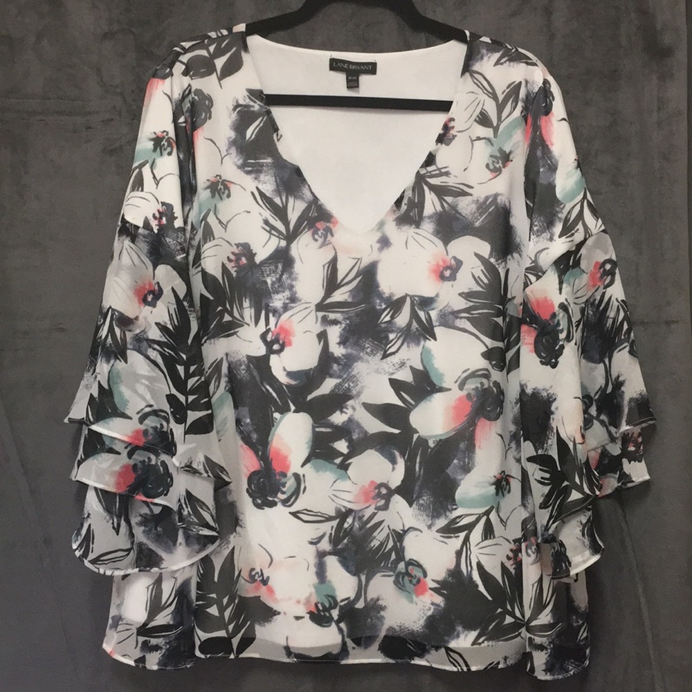 Lane Bryant Plus Size (18/20) Floral Top